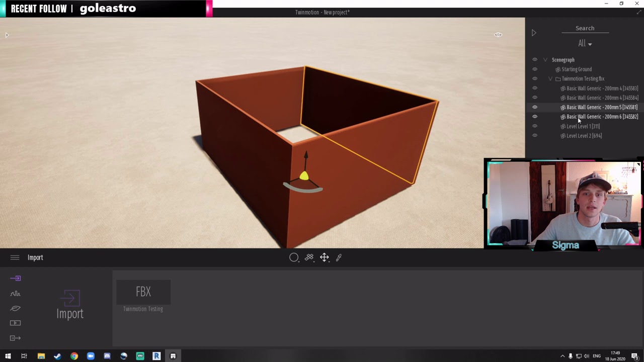 Twinmotion: Basic Importing/Collapsing & Material Assignment