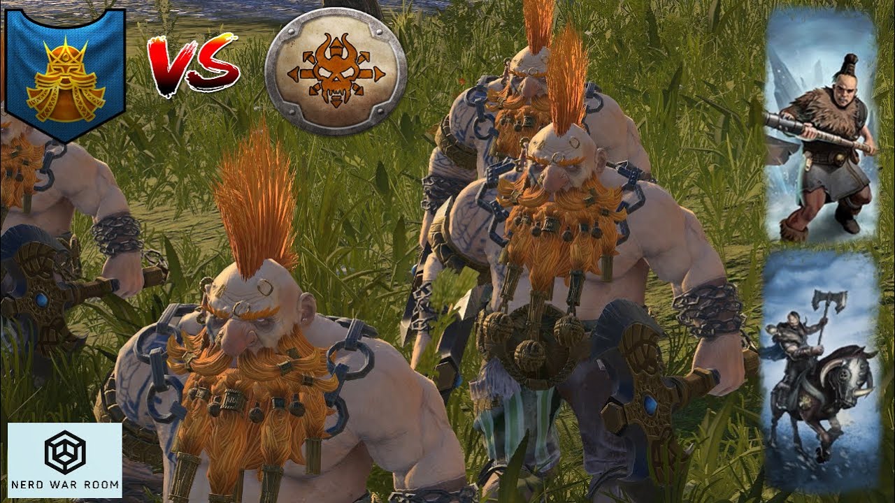 Гномы не потерпят этого с неохотой | Гномы против Норски - Завоевание в Warhammer 3