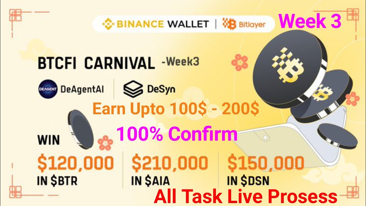 Binance Web3 Bitlayer BTCFI Airdrop | Win $1.2M Token In Bitlayer | Binance Bitlayer Week 3 Airdrop