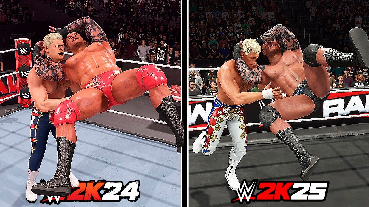 WWE 2K25 Vs. WWE 2K24 - Finishers Comparison! (Which is Better?)