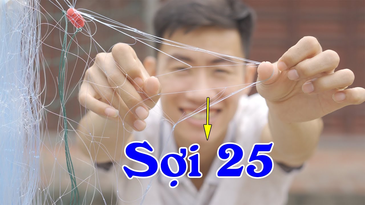 Lưới đánh cá Từ 1,5kg - 10kg | Cao 1m2 x 14cm sợi 0.25 cực khỏe đánh Ao, Hồ || luoi danh ca a trung