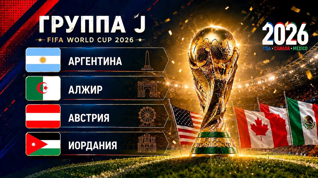 Чемпионат мира 2026 Группа J. Команды участники ЧМ 2026