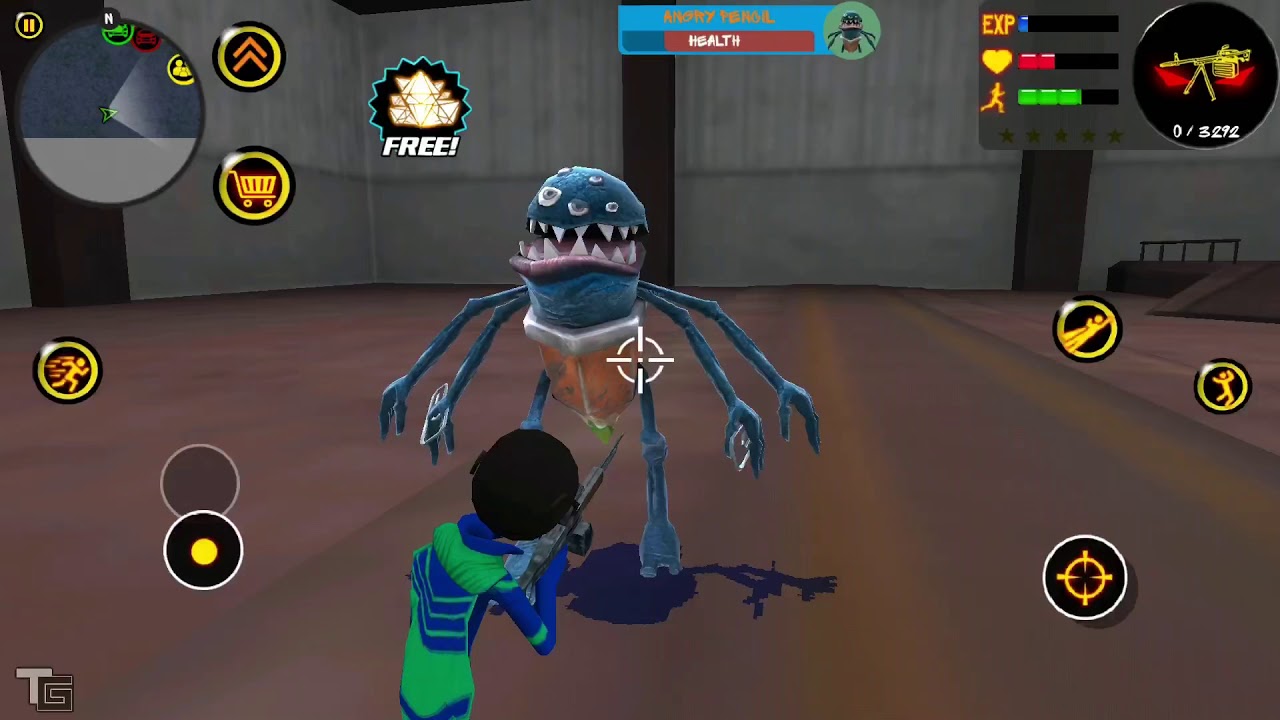 Stickman Superhero (By Naxeex LLC) Enemey Boss - Android Gameplay FHD #2