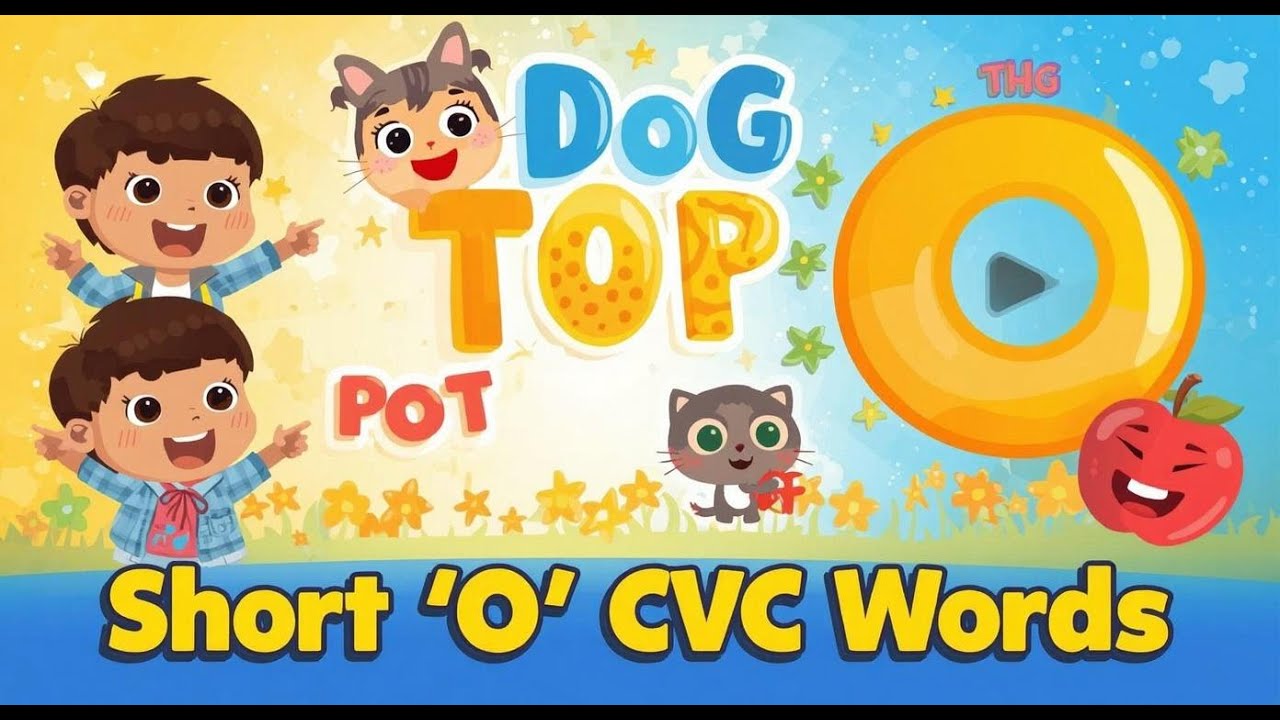 OCVC Words | Long O Sound Phonics | Learn to Read Magic E Words for Kids 