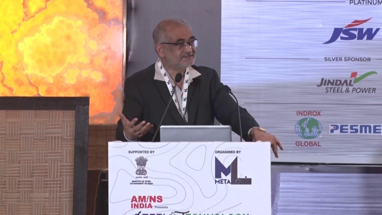 Indranil Manna, IIT Kharagpur at Steel Technology Festival by Metalogic PMS