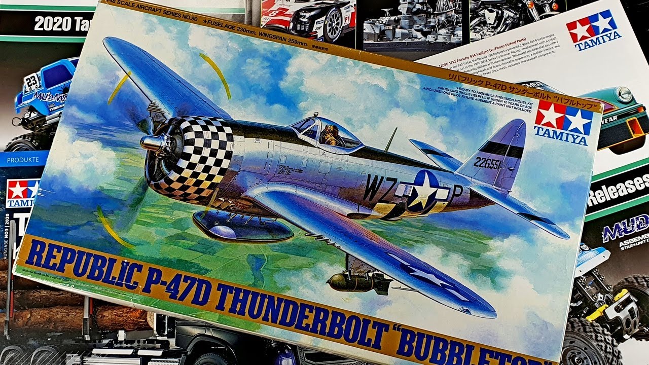 TAMIYA P-47D Thunderbolt full video build