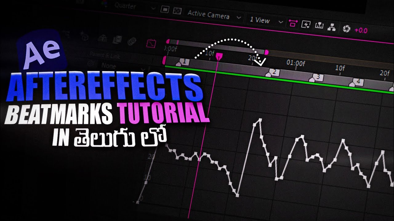 How to Mark Audio Beats on After Effects in Telugu ||  Mark audio beats easily in after effects
