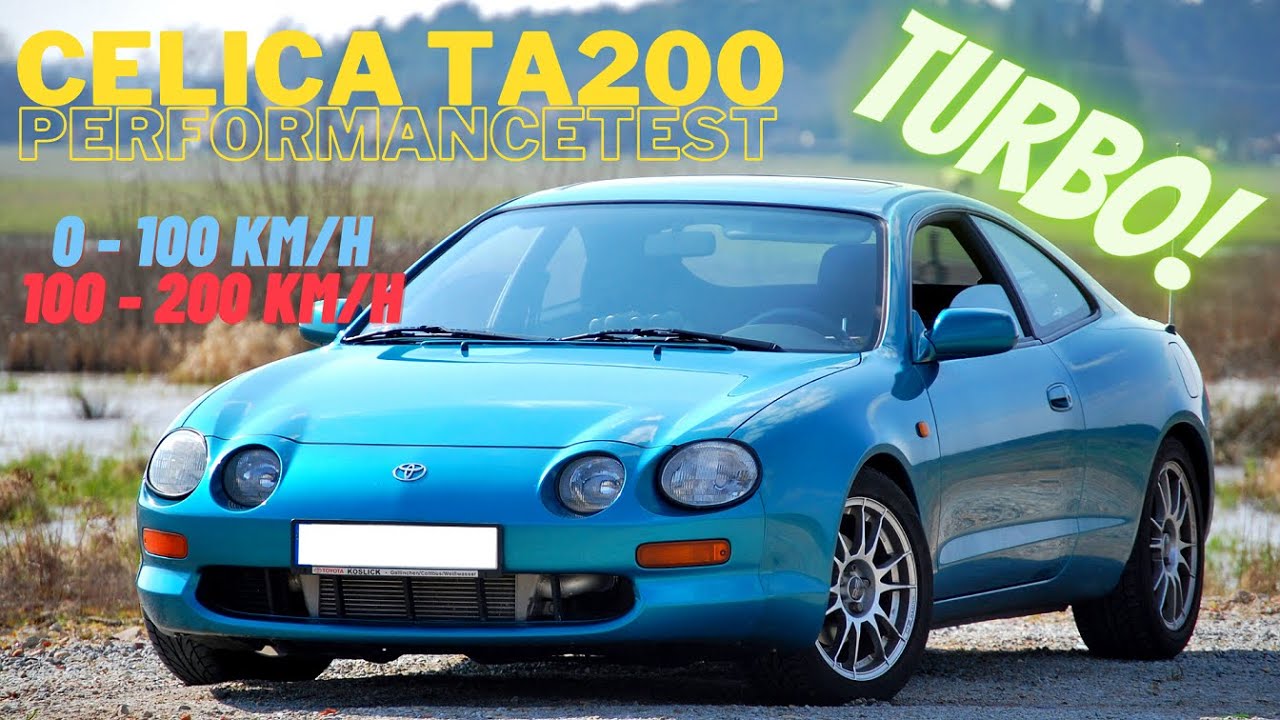 Toyota Celica AT200 7A-FE Turbo (275 hp) 0-100 km/h & 100-200 km/h 10hz GPS