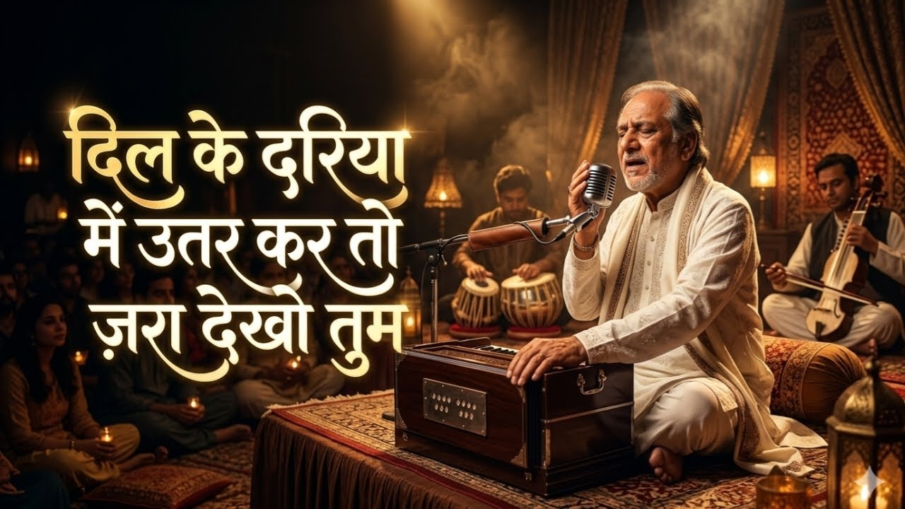 ग़जल | दिल के दरिया में उतर कर तो जरा देखो तुम | Heart Touching Ghazal |  Use 🎧