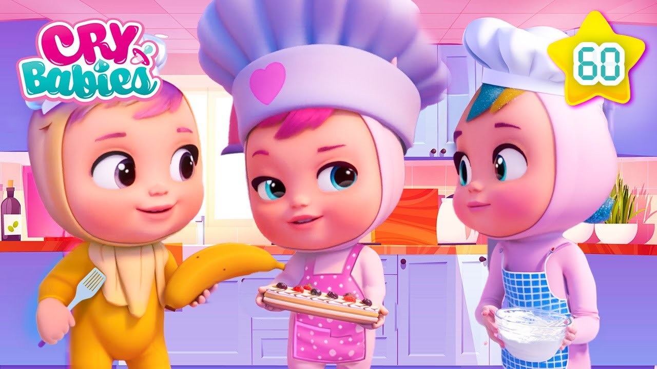 Cry Babies Gotują Tort z Banannów Przygoda w Kuchni 🍰 🍌 | Cry babies po polsku 👶