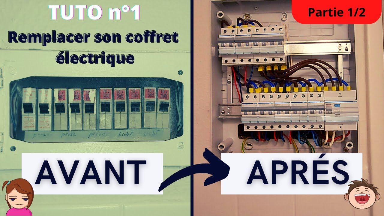 ⚡Comment remplacer un ancien coffret électrique facilement (partie 1/2)