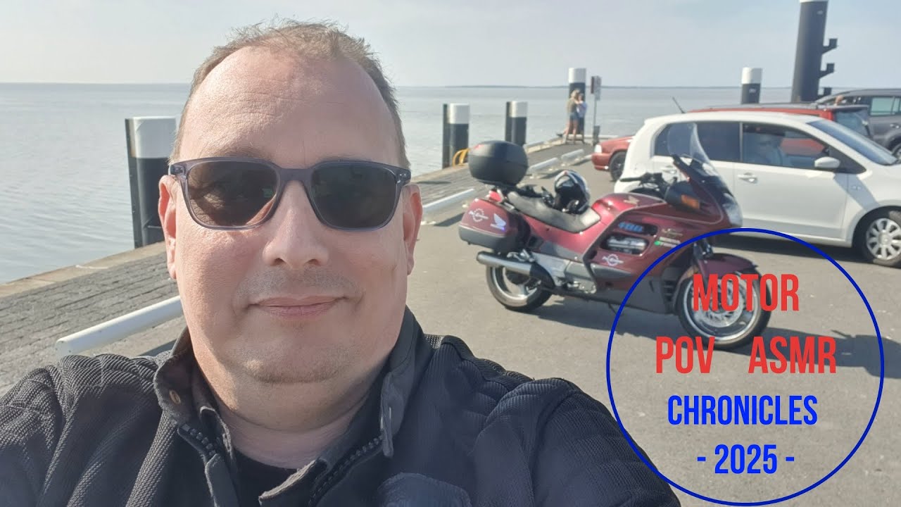 Pan POV/ASMR. Harlingen naar Holwerd pier. 11-08-'25