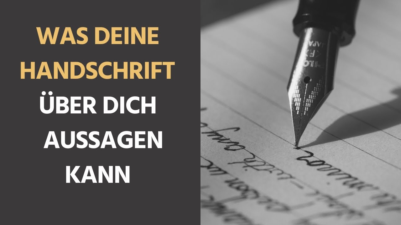 Was deine Handschrift über deine Persönlichkeit aussagen kann