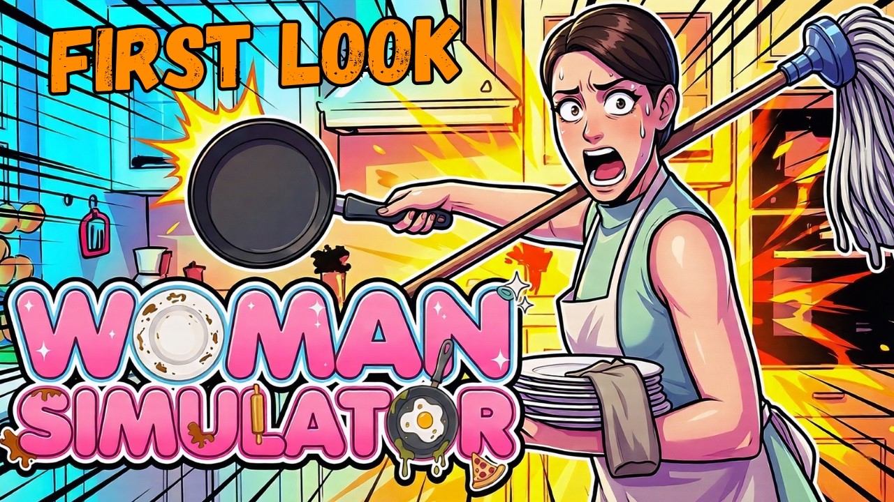 Woman Simulator Demo - Cleaning, Cooking & Laundry Gameplay | PC No Commentary