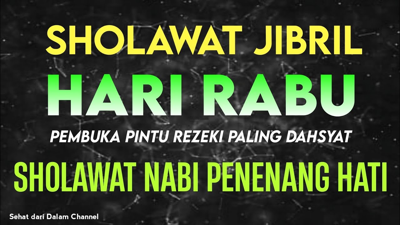 Rezeki Datang Tanpa Diduga! Sholawat Jibril Merdu Pembuka Jalan Hidup Berkah Dunia Akhirat