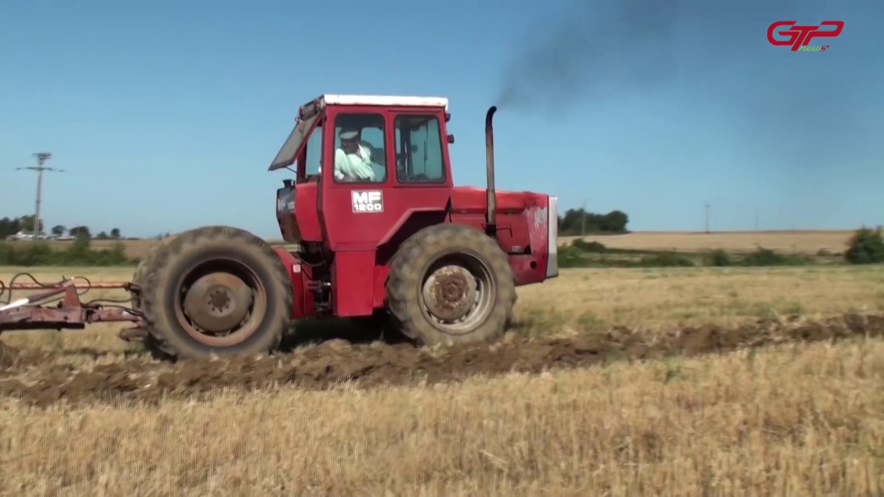 MASSEY FERGUSON 1200 + Kongskilde The Triple OK Plow | Rétromoisson 2009