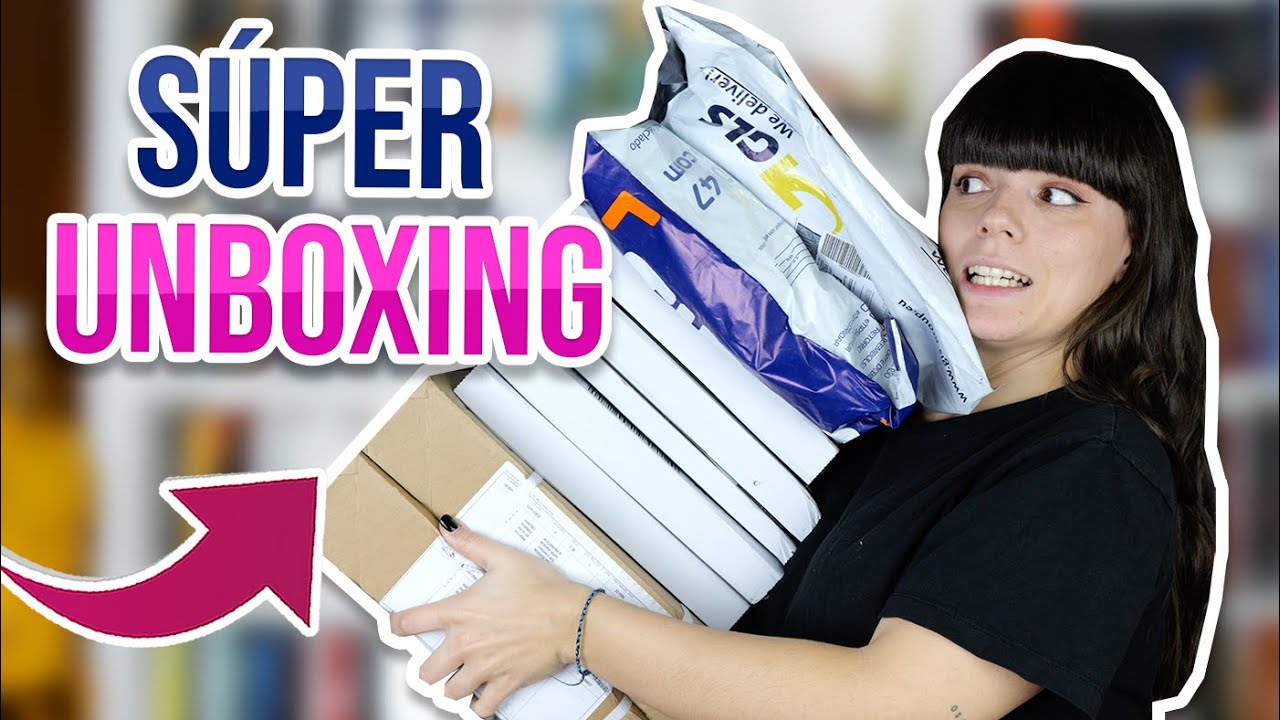 SUPER UNBOXING | Os enseño mis NUEVOS LIBROS