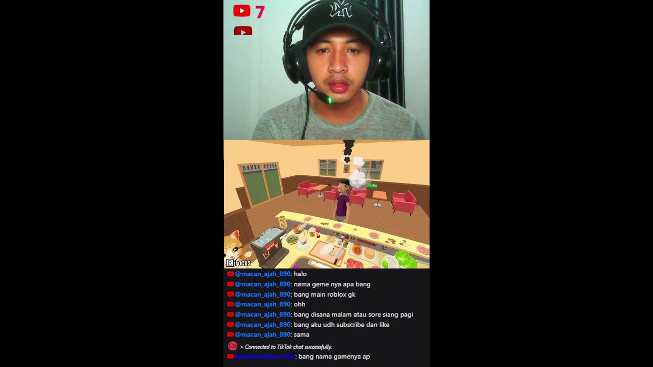 Aku menjadi chef di game CookingClash