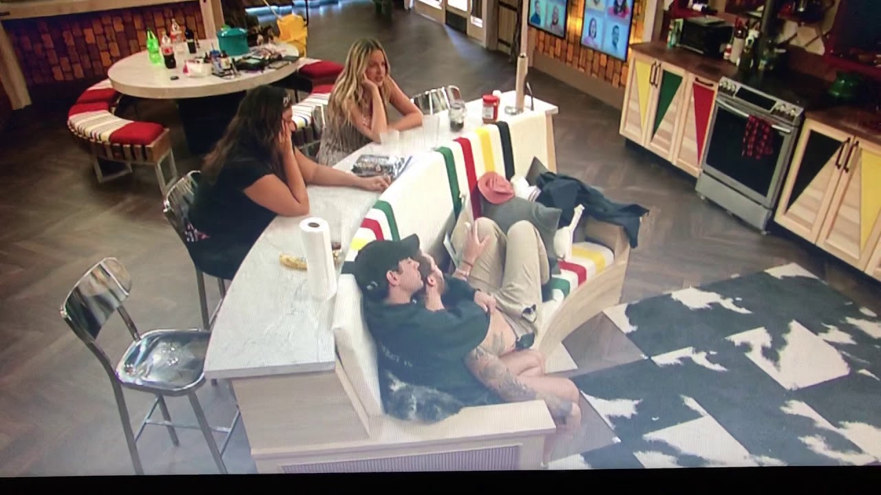Nick and Tommy cuddle in the Kitchen Part 2 BB21 8/28/19