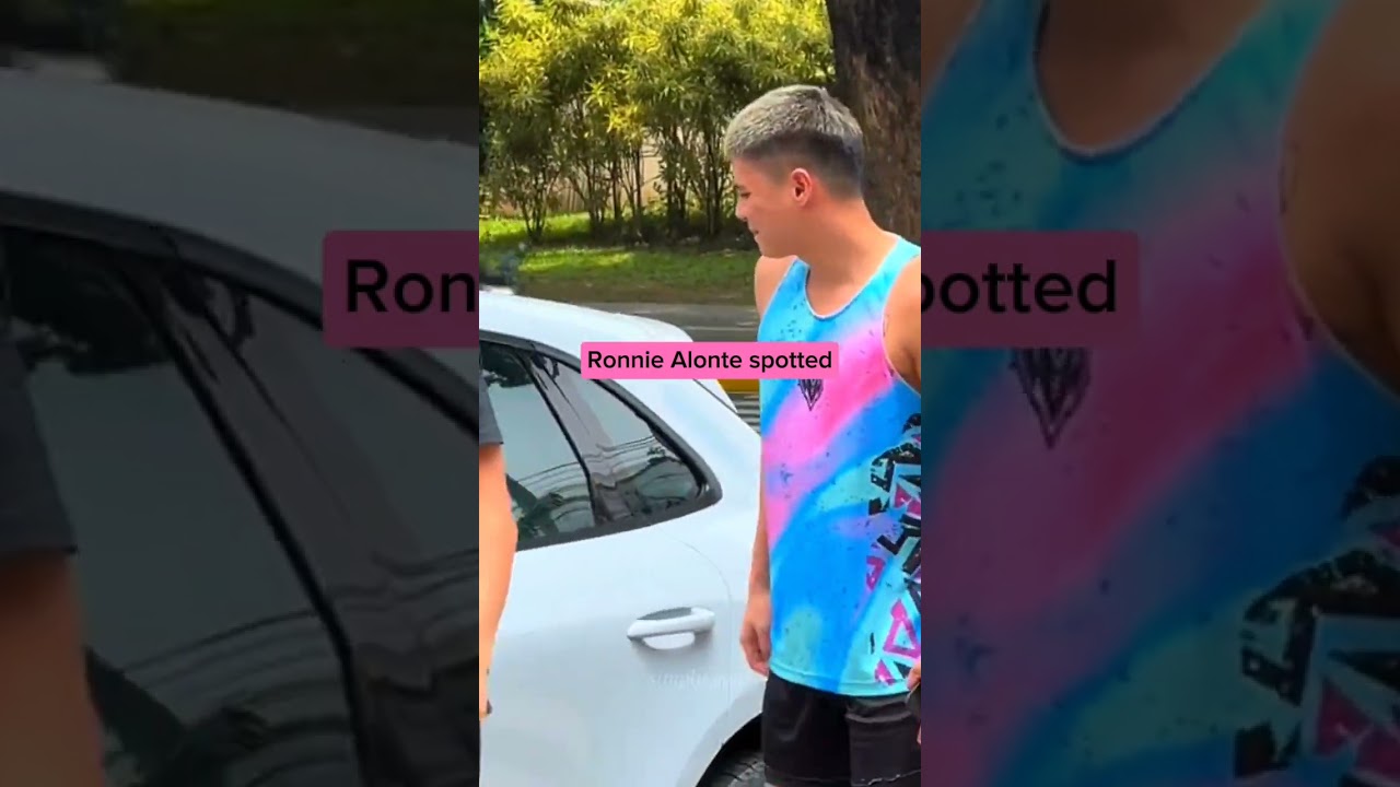 Ronnie Alonte spotted apaka fresh!!!! #ronniealonte #spotted