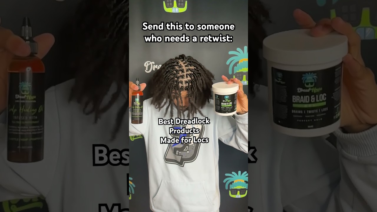 Best Dreadlock Locking Gel Products for Natural Hair Retwists #Locs #dreads