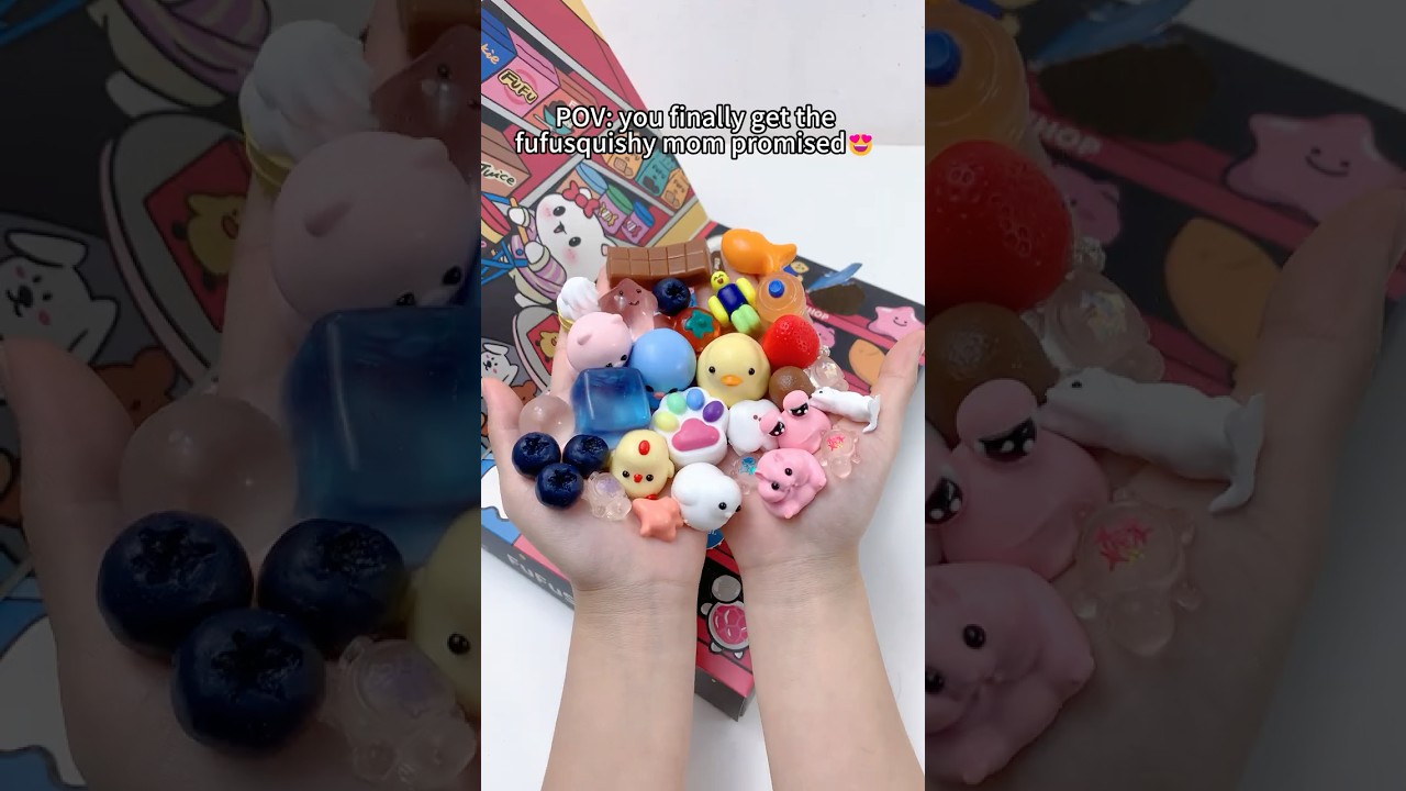 Random FUFUSQUISHY Surprise Squishy Pop Box