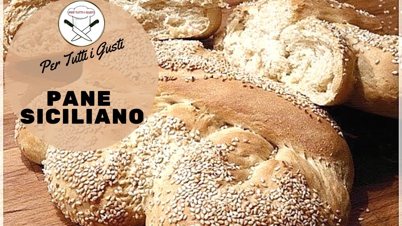 PANE SICILIANO FATTO IN CASA - Grano Duro e Sesamo