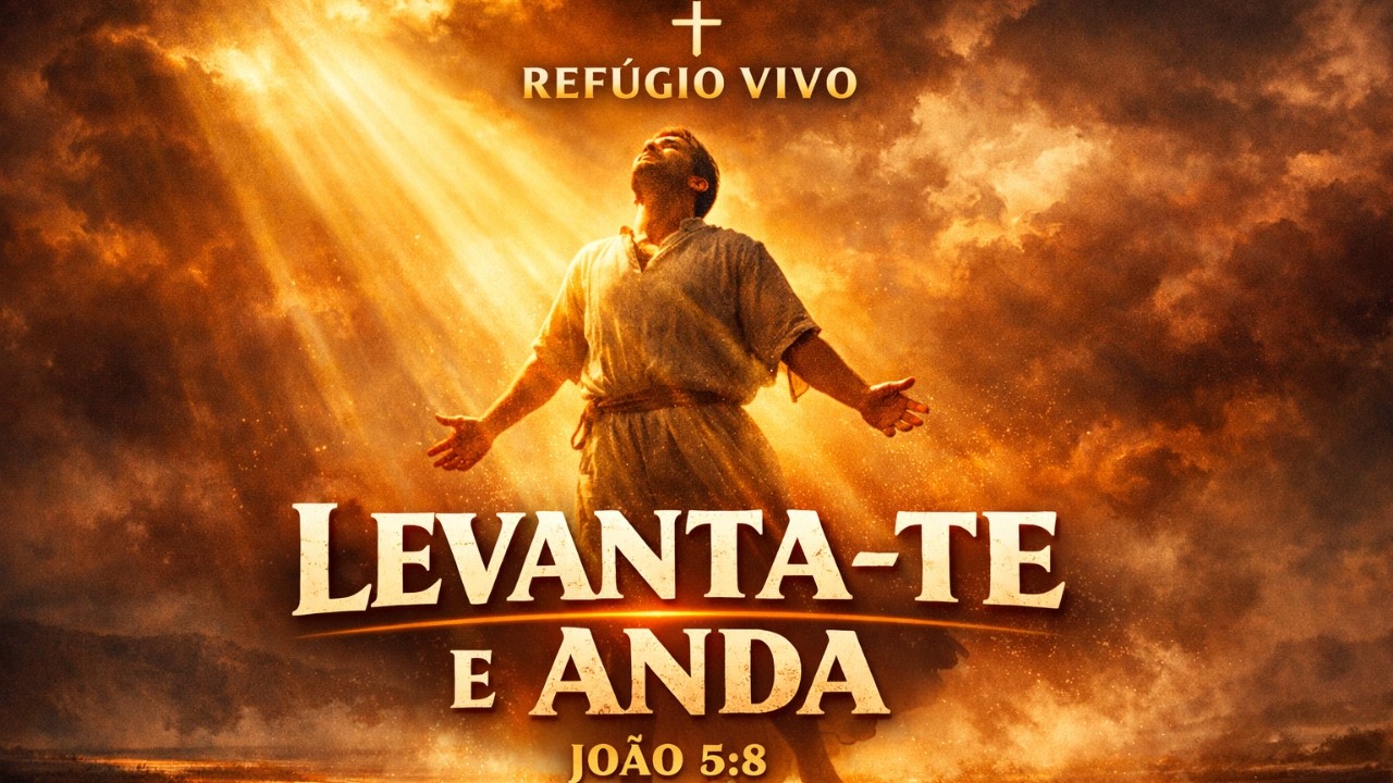 ✨ REFÚGIO VIVO — LEVANTA-TE E ANDA 🙏 Adoração Profunda | Louvor Gospel (João 5:8)