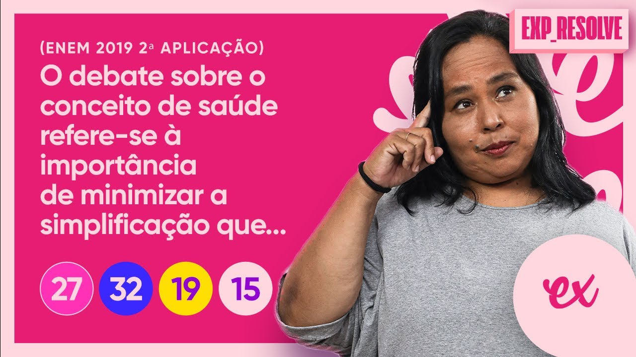 O DEBATE SOBRE O CONCEITO DE SAÚDE REFERE-SE À IMPORTÂNCIA DE (...) | PERCEPÇÃO DAS IDEIAS DO TEXTO