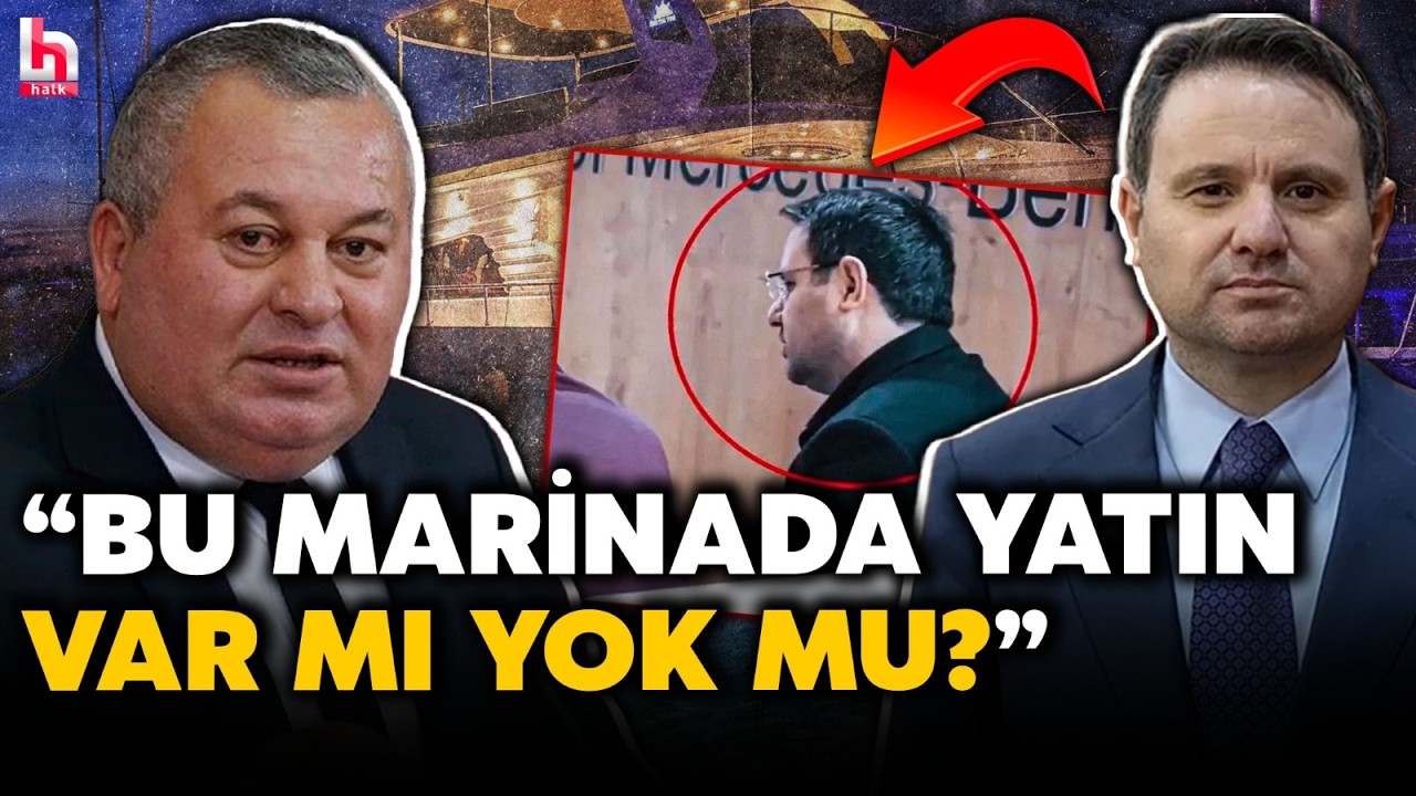 Cemal Enginyurt L&uuml;ksemburg'taki marinaya gitti: Enginyurt, Bakan Akın G&uuml;rlek'e kritik soruyu sordu!