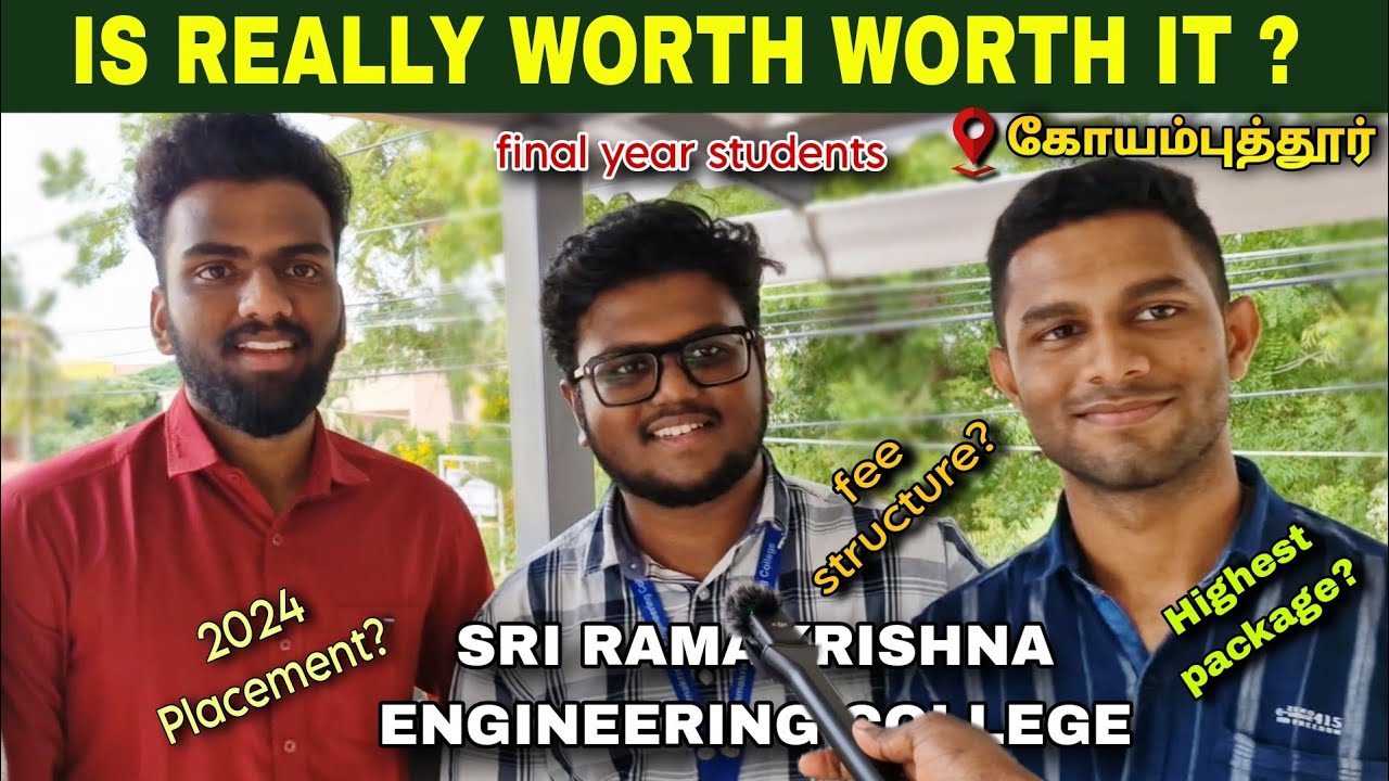 ( Coimbatore Colleges) Interview with Sri Ramakrishna Engineering College Final Year  students