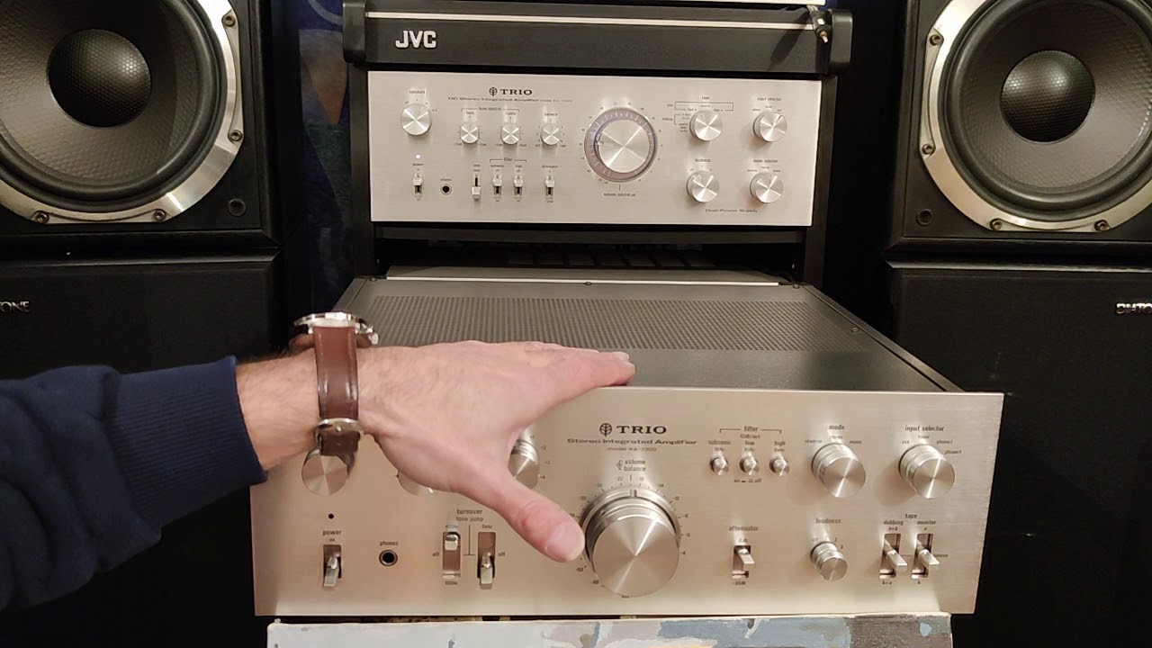 Усилитель Trio KA-7100D и KA-7300 (небольшое сравнение)