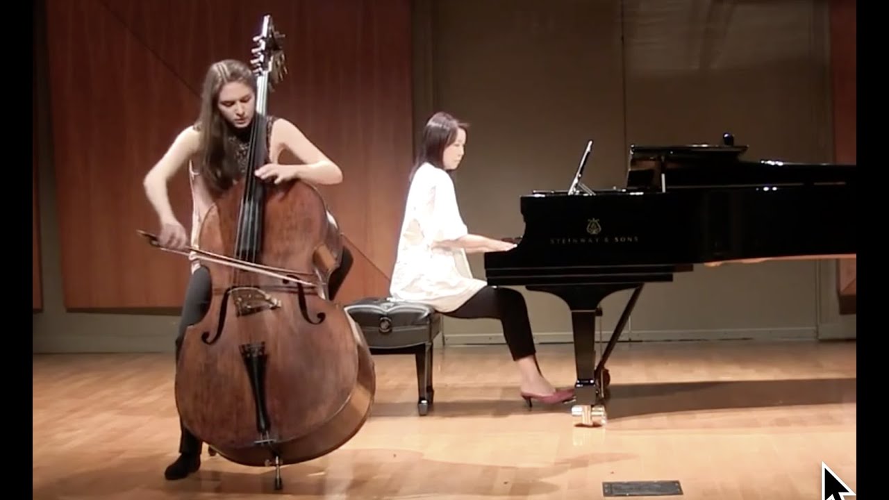 很猛，女孩于低音提琴（Méditation 沉思曲）