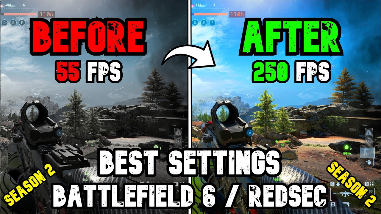 Полное руководство по настройкам REDSEC / Battlefield 6 Season 2