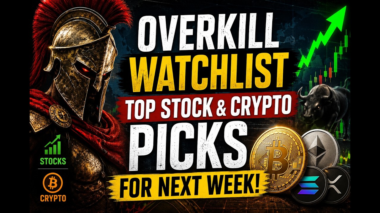 TOP STOCKS & CRYPTO TO WATCH NEXT WEEK! 📈 OVERKILL WATCHLIST (JUNE 26, 2026)