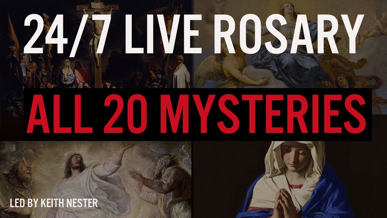 24/7 Rosary- ALL 20 MYSTERIES