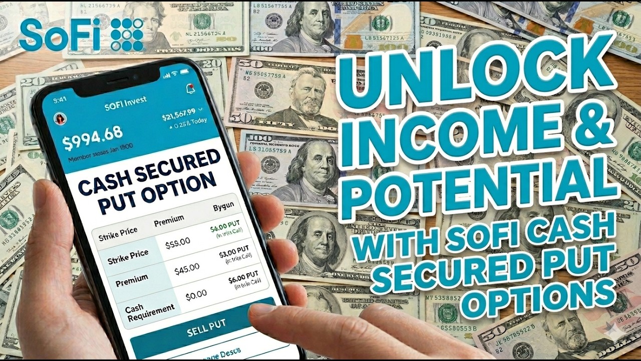SoFi Cash Secured Put Option Entry
