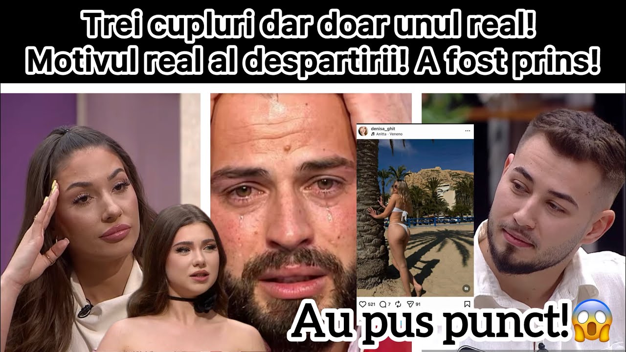 Trei cupluri dar doar unul real! Motivul real al despartirii! A fost prins!