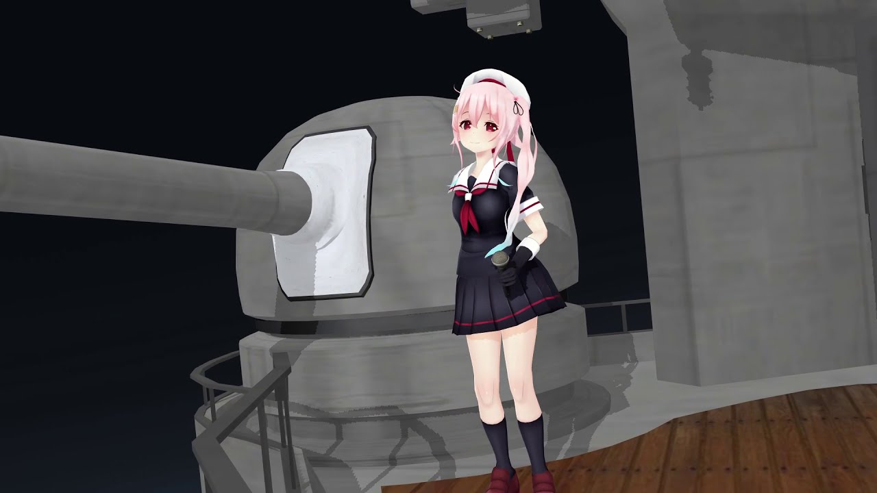 【MMD艦これ】春雨さん 1/6 out of the gravity