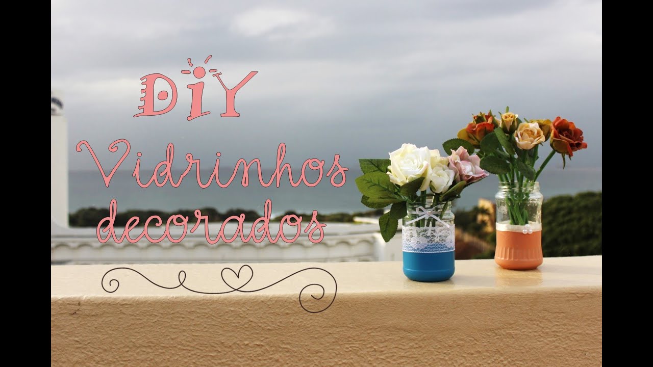 DIY Casamento: Vidros decorados | Decora&ccedil;&atilde;o de casamento simples