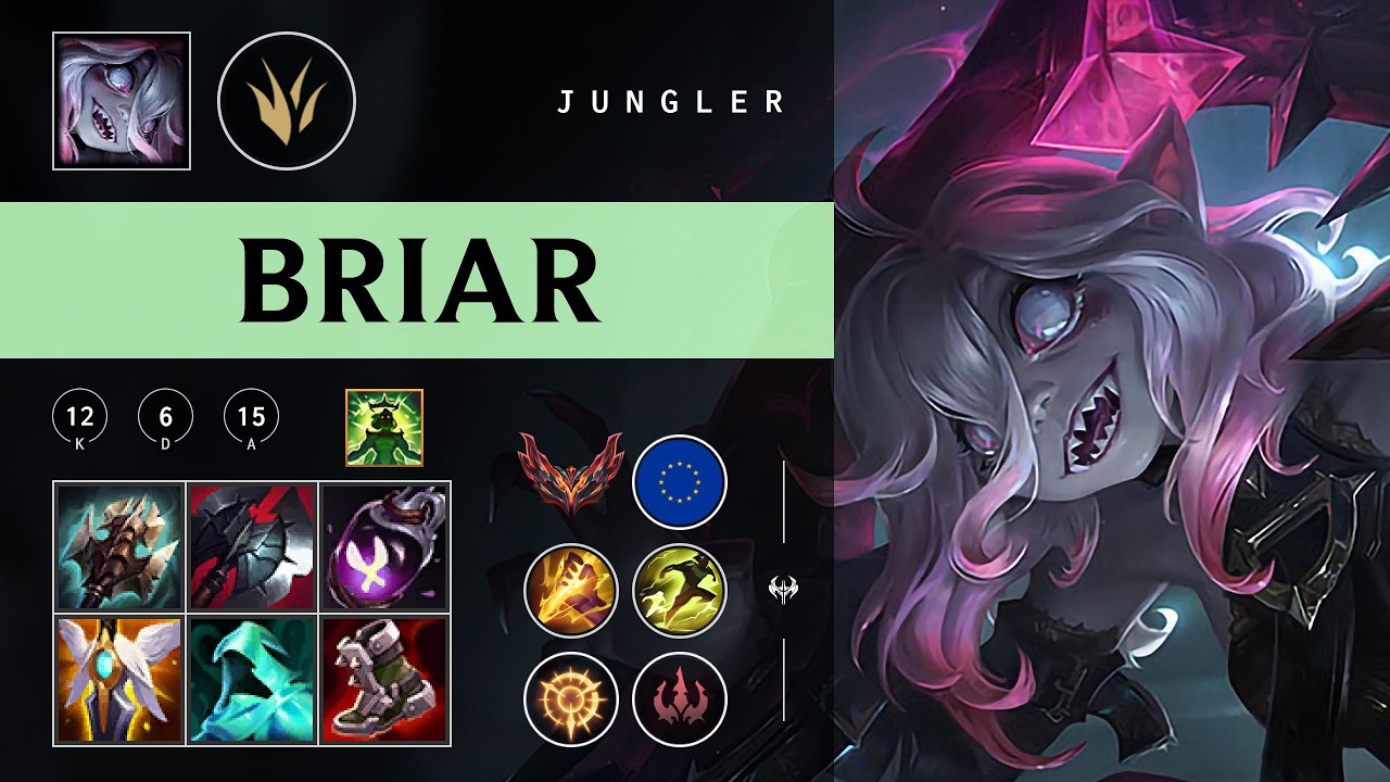 Briar Jungle vs Xin Zhao - EUW Grandmaster Patch 26.03