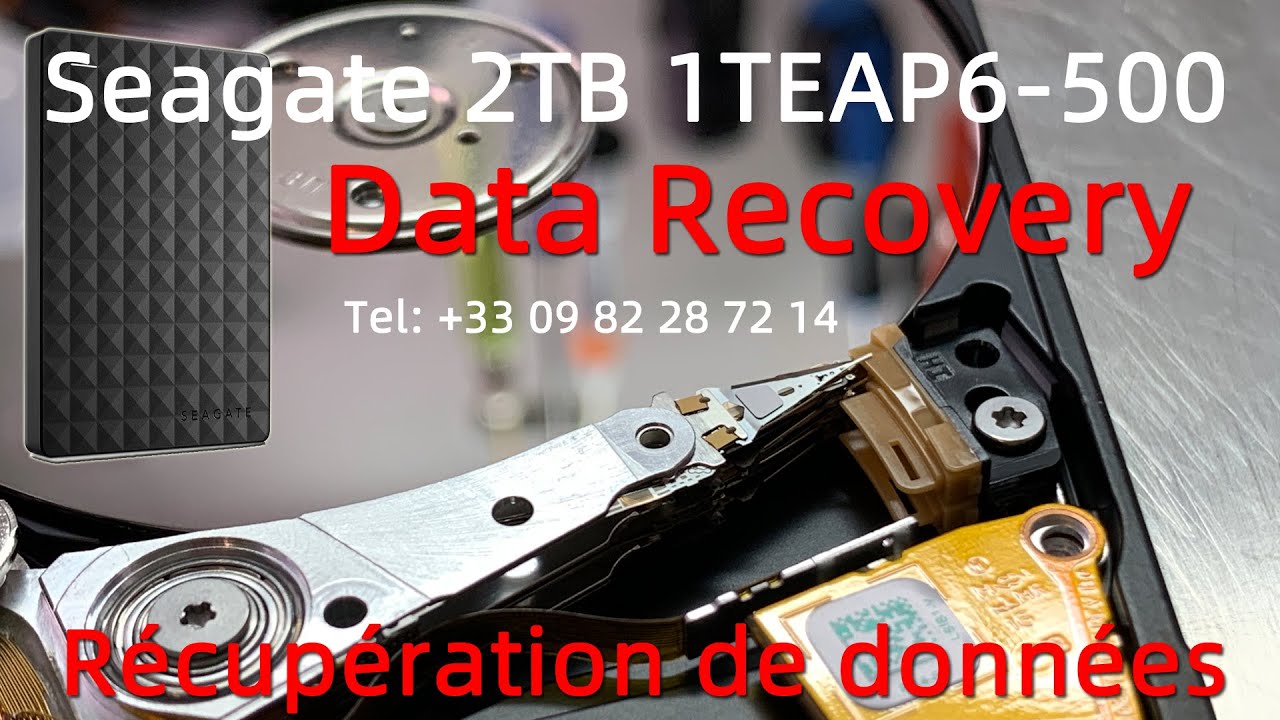 SMR Seagate Expansion 2TB 1TEAP6-500 Récupération de données ST2000LM007 PN:1R8174-570 Data recovery