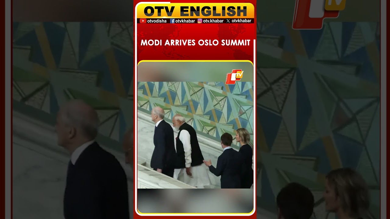 Prime Minister Modi Arrives For India-Nordic Summit In Oslo, Norway