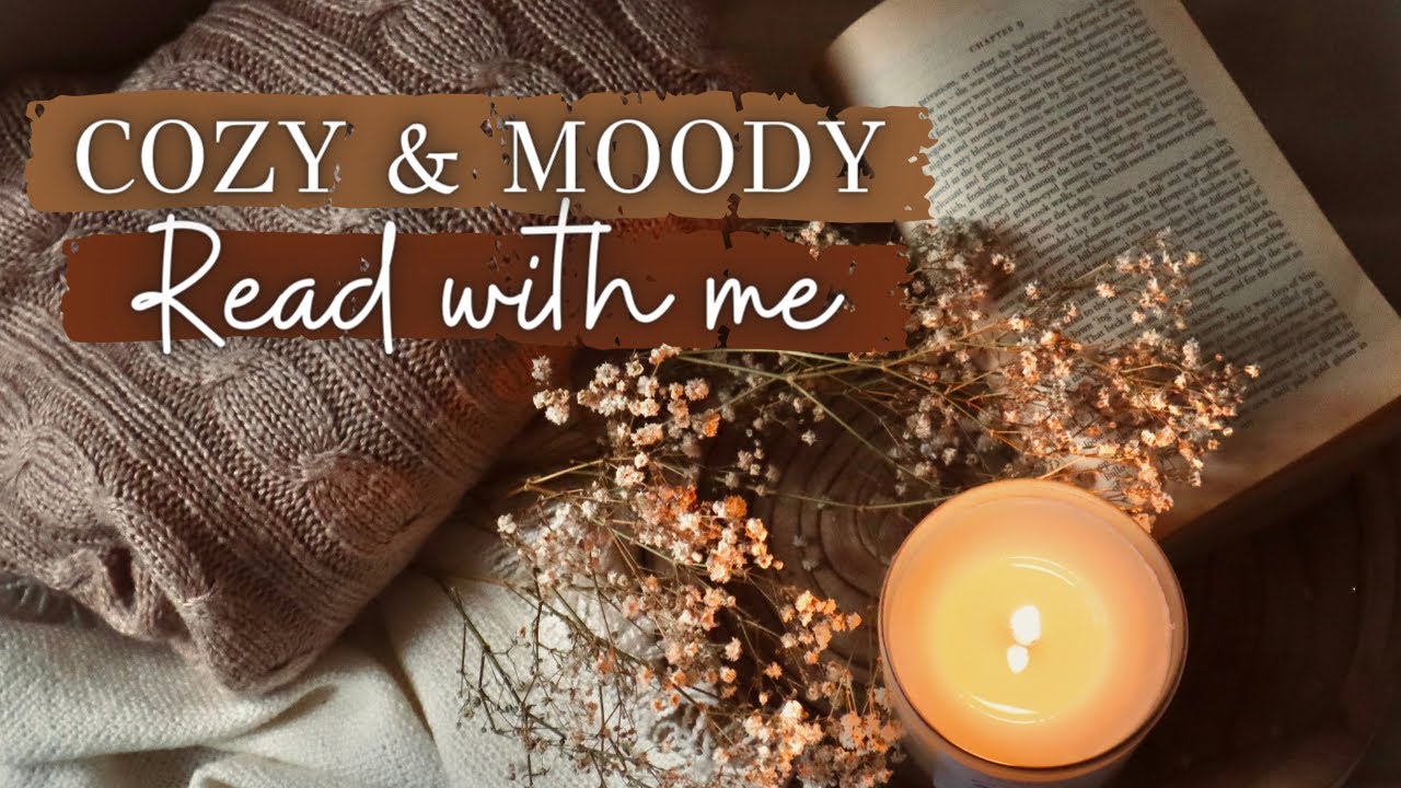 Cozy & moody READ WITH ME | Jane Eyre, Bront&euml;, Dark Academia, Cottagecore, Piano Ambience with music