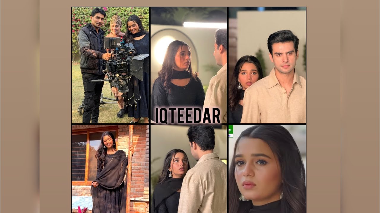 Iqtidar bts of your fav muskan and  zainshah !! 🤍