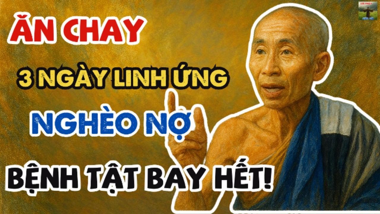 BÍ MẬT ĂN CHAY 3 NGÀY: NGƯỜI NGHÈO HẾT NỢ, NGƯỜI BỆNH KHỎI ĐAU, NGƯỜI KHỔ ĐƯỢC BÌNH AN!