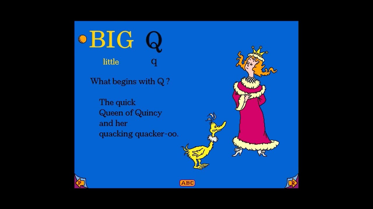 Living Books: Dr. Seuss' ABC Gameplay