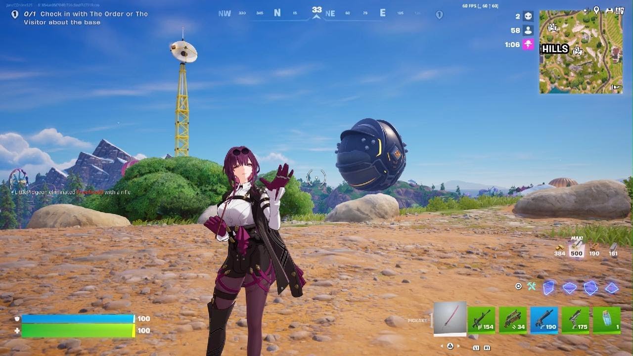 Fortnite Battle Royale | Stellaron Hunter Kafka Skin Gameplay