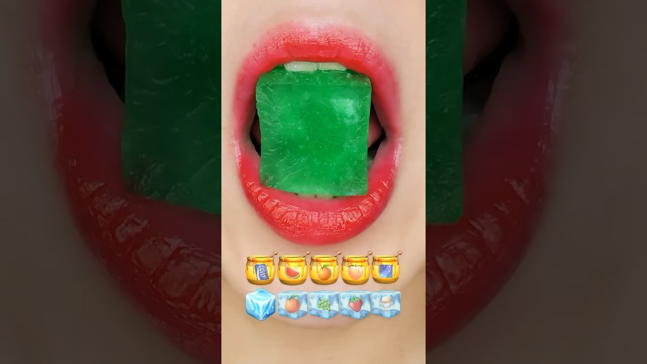 asmr 얼음 먹방 ice mukbang eating sounds