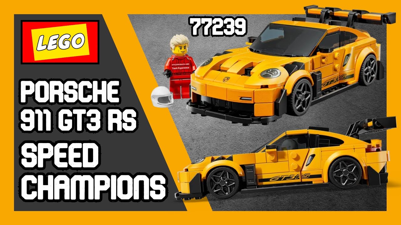 LEGO Speed Champions 77239 Porsche 911 GT3 RS Speed Build